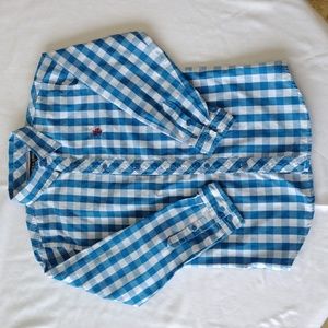 U.S. Polo Assn. Boys Shirts Size: 10/12 Checkered design